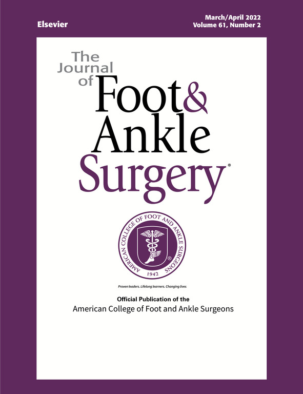 Foot and Ankle Surgery journal cover